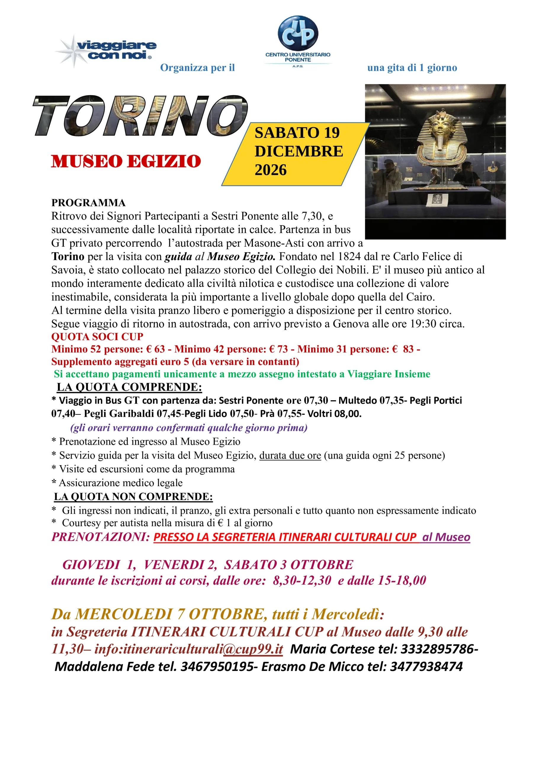 Locandina itinerario culturale luni e Sarzana 